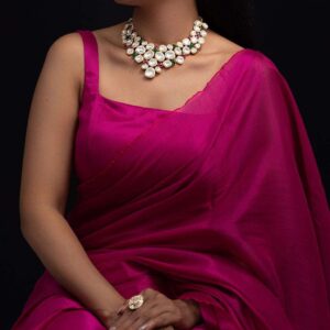 Regal Radiance: Polki Kundan Necklace Set