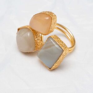 Shimmering Moonstone Ring