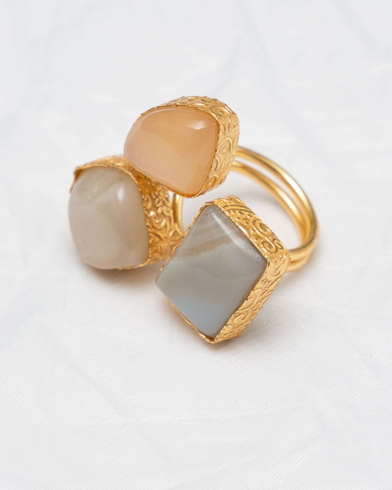 Shimmering Moonstone Ring
