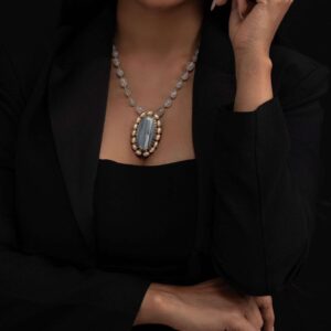 Calming Serenity: Blue Lace Agate Necklace