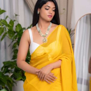 A Symphony of Color and Texture: Meenakari & Natural Bead Necklace