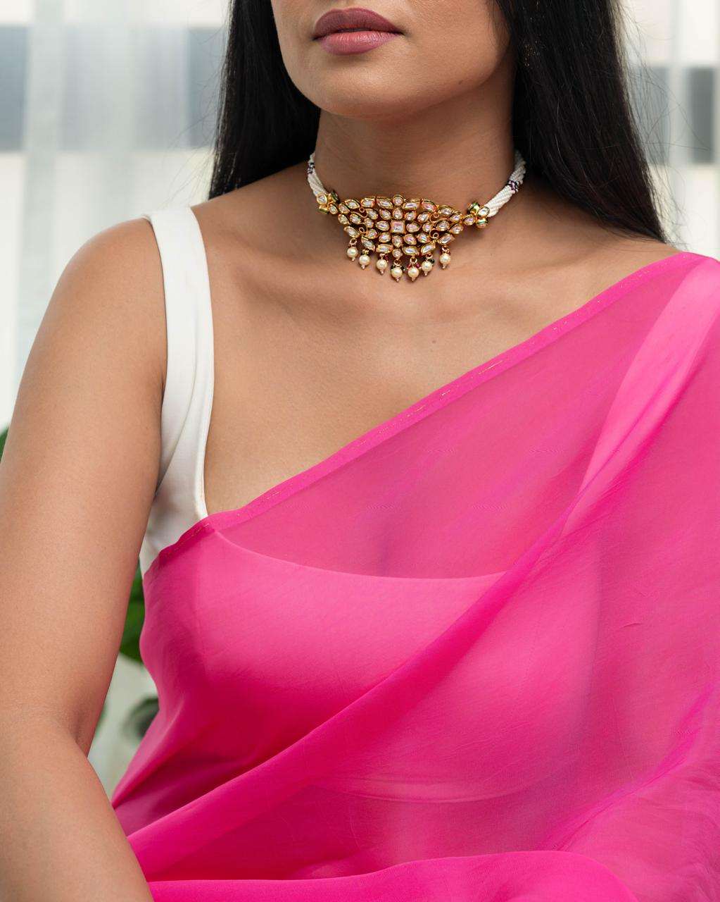 A Fusion of Tradition and Nature: Polki Kundan & Natural Stone Jewelry - Image 3