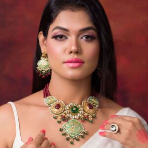 Avni Collection Aarambh: A Majestic Tapestry of Meenakari, Kundan & Natural Beads
