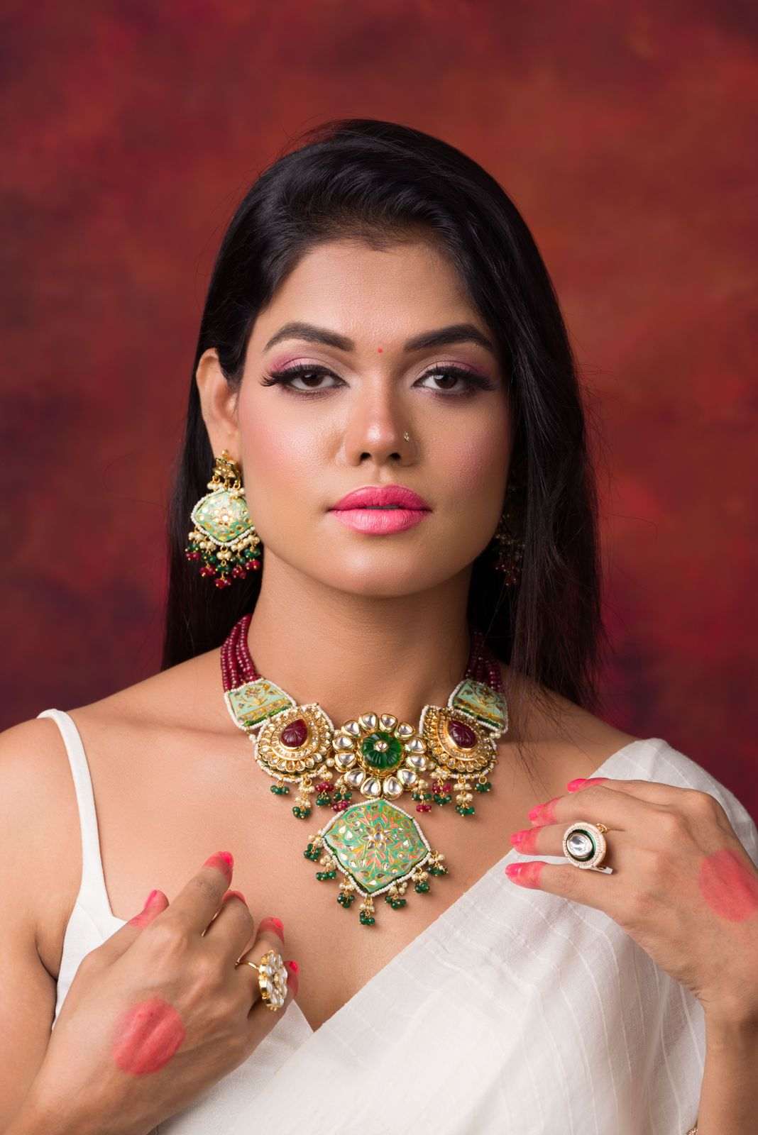 Avni Collection Aarambh: A Majestic Tapestry of Meenakari, Kundan & Natural Beads