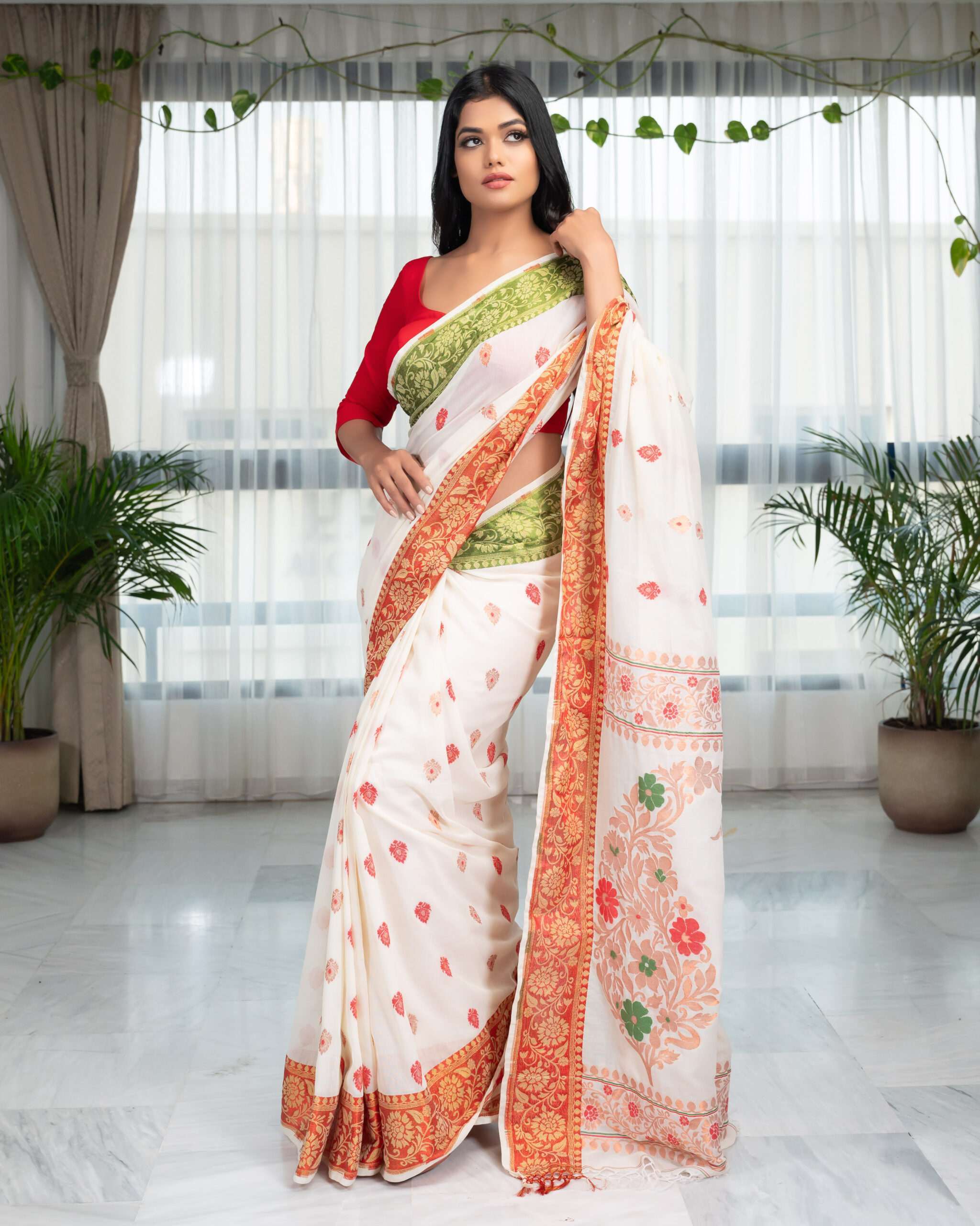 Pure Cotton Copper Lata: A Timeless Elegance