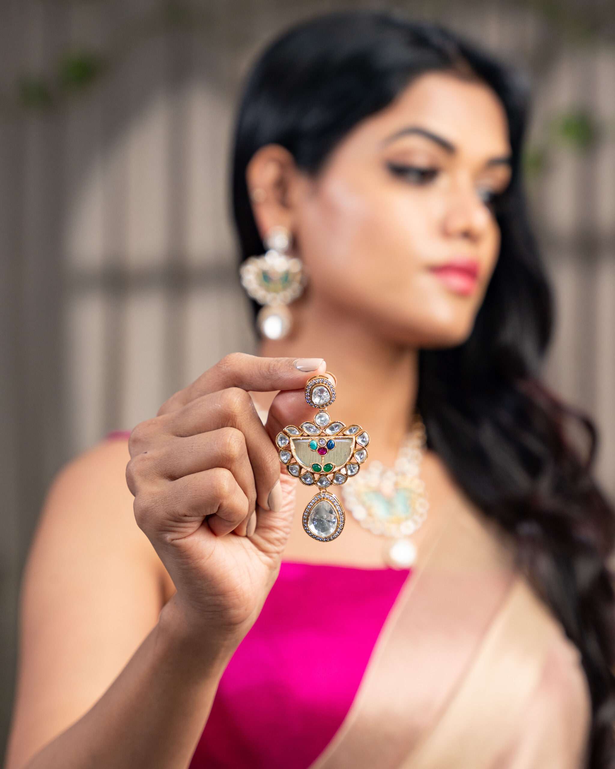 Chahat Kundan Necklace Set: Where Tradition Meets Desire - Image 5