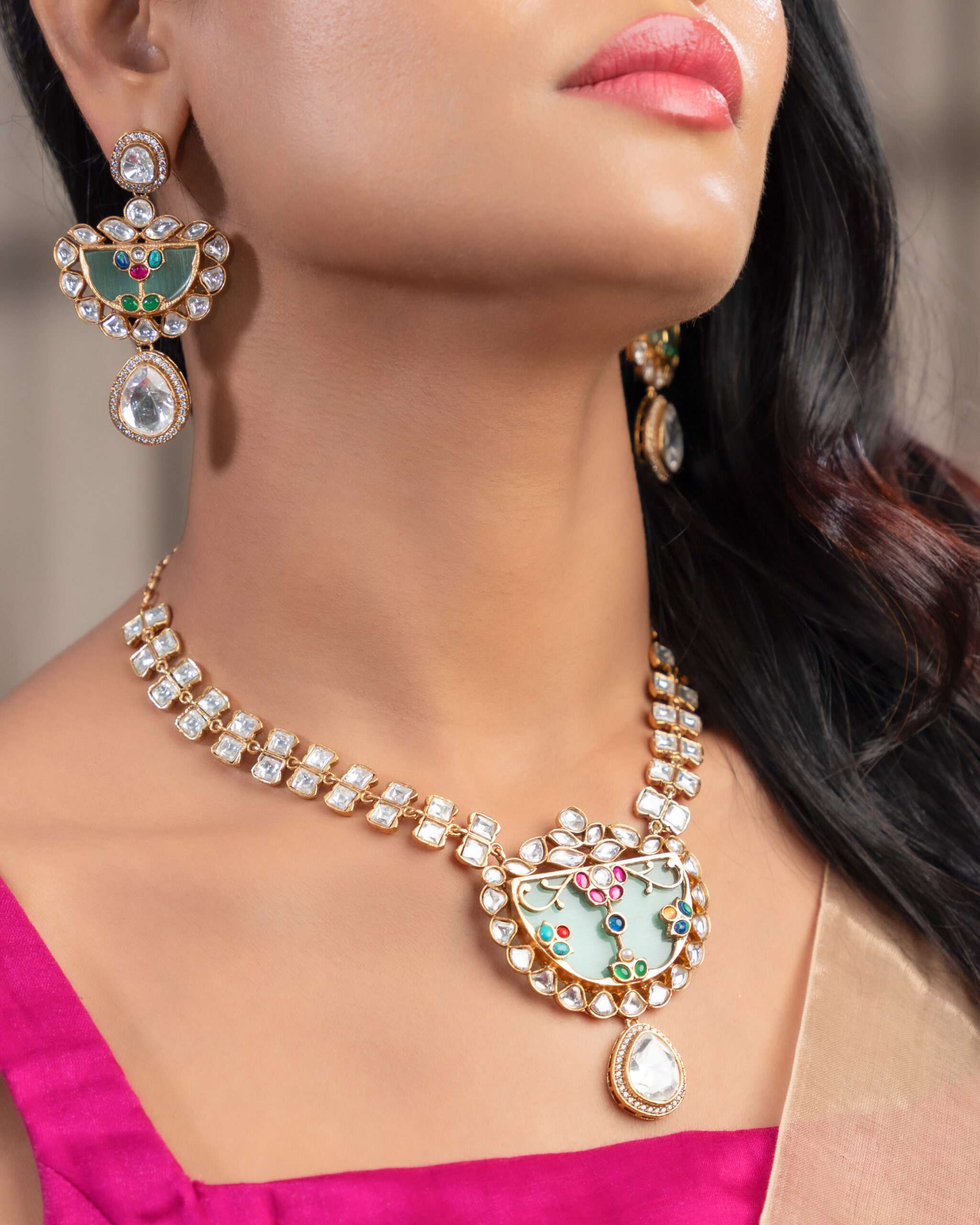 Chahat Kundan Necklace Set: Where Tradition Meets Desire