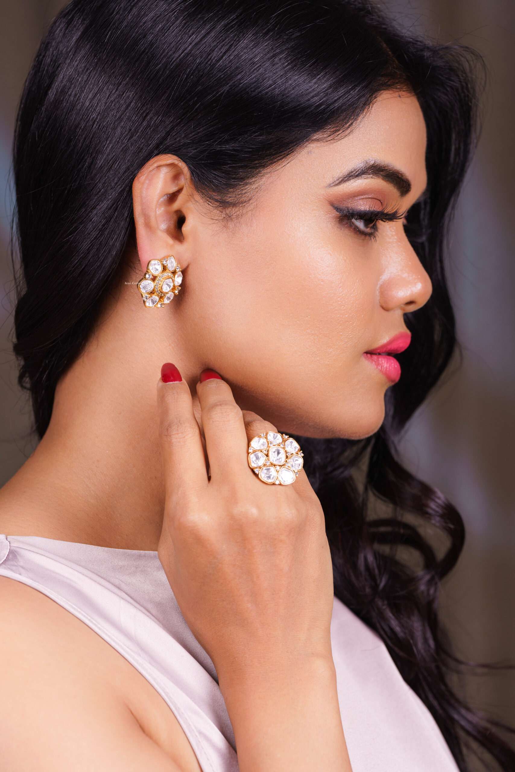 Kurma: The Tortoise-Shaped Kundan Earrings - Image 4