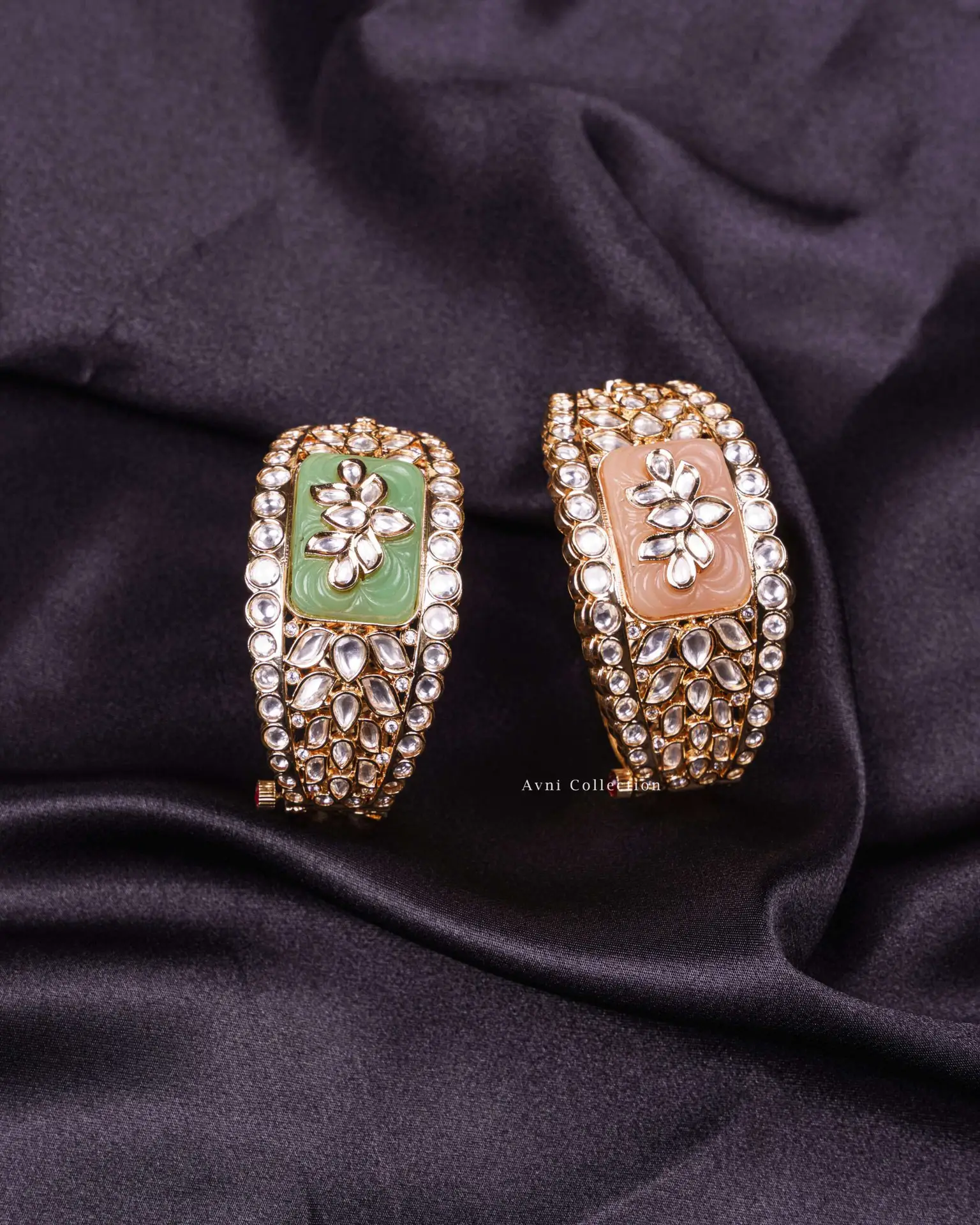 Avni Collection "Vasant Bahar" Bracelets Jodi: A Bloom of Spring on Your Wrists