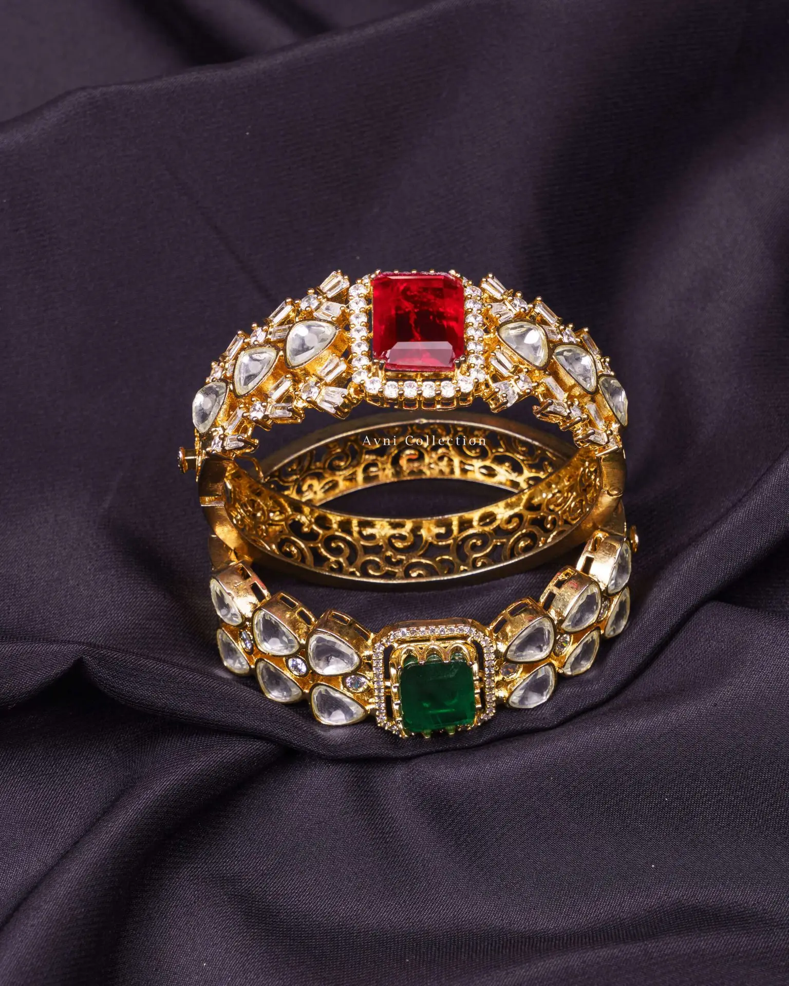 Avni Collection "Bandhan Preet" Hand Chain Ring Bracelet